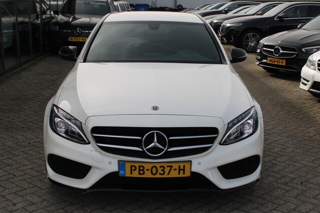Mercedes-Benz C-KLASSE 180 AMG LINE NIGHT PAKKET LEDER NAVI DAB <<NL AUTO>>