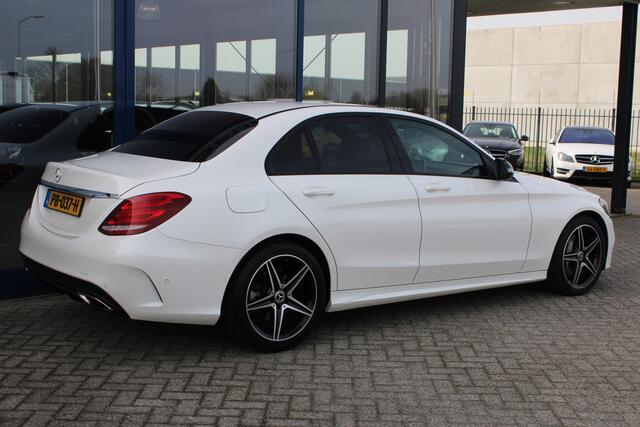 Mercedes-Benz C-KLASSE 180 AMG LINE NIGHT PAKKET LEDER NAVI DAB <<NL AUTO>>