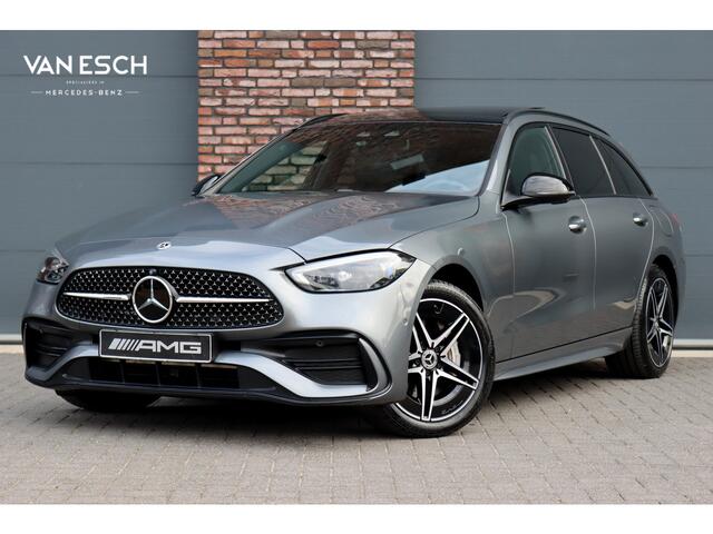 Mercedes-Benz C-KLASSE Estate 300 e AMG Line Premium+ | Distronic+ | Panoramadak | Trekhaak | Memory | HUD | Digital Light | Verwarmd Stuurwiel | Advanced Sound System | Keyless Go | Surround Camera |