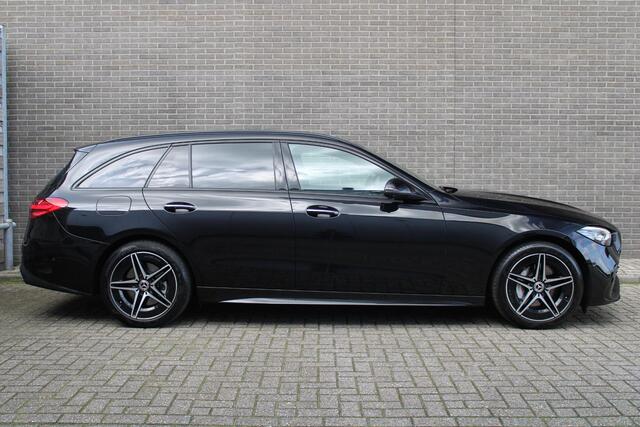 Mercedes-Benz C-KLASSE Estate 300 e AMG Line Burmester audio, Schuif/Kanteldak, Elektr. Achterklep, Keyless Entry/Start, Navigatie, Dodehoek detectie, Luxe lederen bekleding
