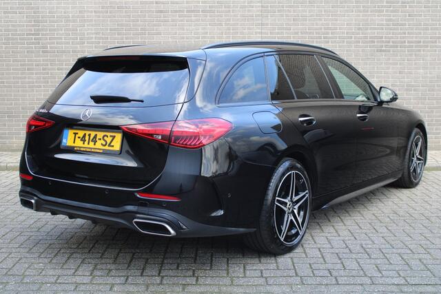 Mercedes-Benz C-KLASSE Estate 300 e AMG Line Burmester audio, Schuif/Kanteldak, Elektr. Achterklep, Keyless Entry/Start, Navigatie, Dodehoek detectie, Luxe lederen bekleding