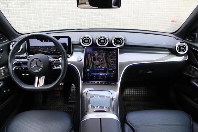 Mercedes-Benz C-KLASSE Estate 300 e AMG Line Burmester audio, Schuif/Kanteldak, Elektr. Achterklep, Keyless Entry/Start, Navigatie, Dodehoek detectie, Luxe lederen bekleding