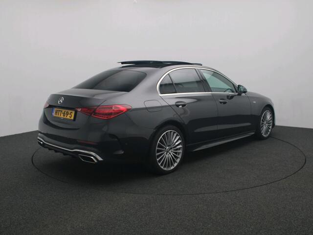 Mercedes-Benz C-KLASSE 300 e Business Solution AMG | Panoramadak | Alarm | 360 gr Camera | Car Play | Sfeerverlichting | Memory | Inclusief 24 maanden Mercedes-Benz Certified garantie voor Europa.