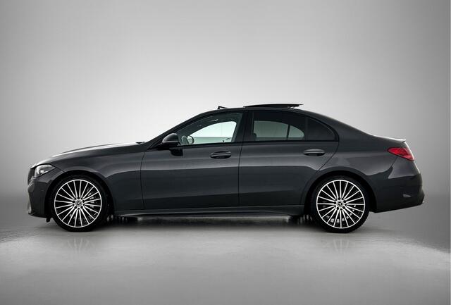 Mercedes-Benz C-KLASSE 200 Launch Edition AMG Line AMG Styling | Panoramadak | Multispaaks Wielen Inclusief 24 maanden Mercedes-Benz Certified garantie voor Europa.