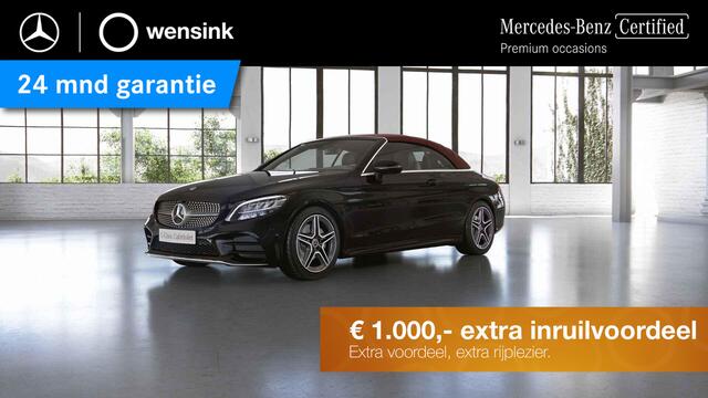 Mercedes-Benz C-KLASSE Cabrio 200 Sport Edition | AMG | Aircap | Memory | Nekverwarming | High Performance koplampen |