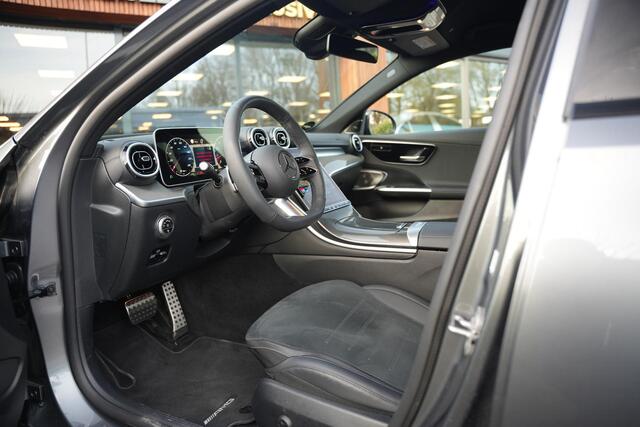 Mercedes-Benz C-KLASSE 180 Business Solution AMG Burmester Stuurverw. Adapt. Cruise LED Leer Alcantara AMG