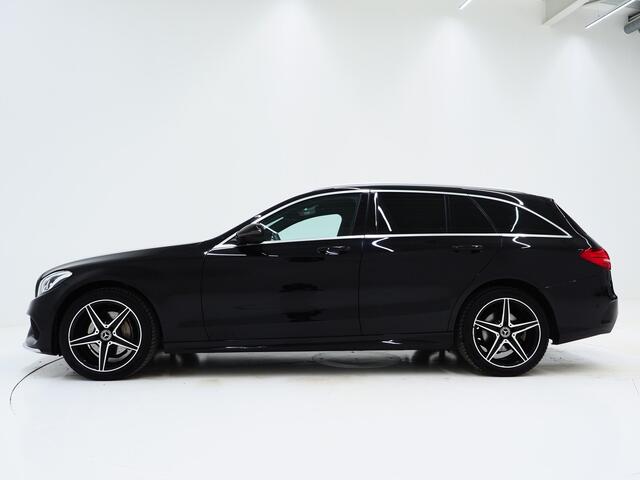 Mercedes-Benz C-KLASSE Estate 180 AMG | Leder | Stoelverwarming | Sfeerlicht | Cruise | Zwarte Hemel | PDC | Climate