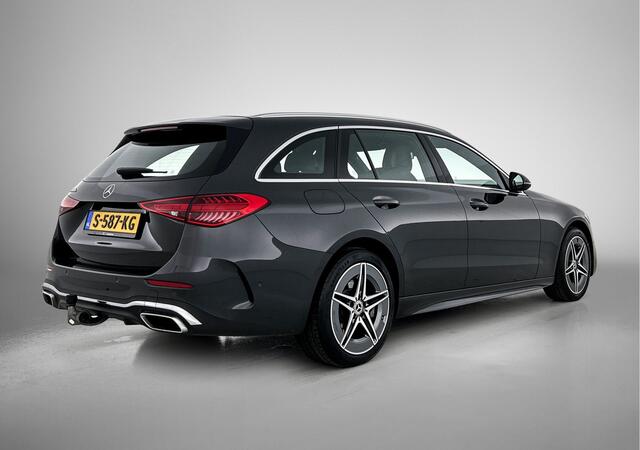 Mercedes-Benz C-KLASSE Estate 300 e AMG Line Trekhaak | Achteruitrijcamera | Digitale radio DAB+ | Sfeerverlichting | Inclusief 24 maanden MB Certified garantie voor Europa.