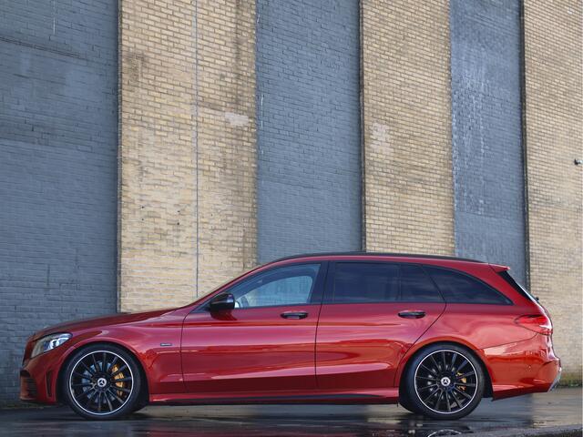 Mercedes-Benz C-KLASSE 300 de Estate Premium Plus EQ AMG line Burmester | Night | Airmatic | Pano | HUD | Hyacinth Red | BTW