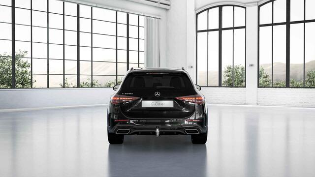 Mercedes-Benz C-KLASSE Estate 300e Business Solution AMG | Panoramaschuifdak | Trekhaak | Nightpakket | Burmester | Stoelverwarming | Dodehoekassistent |