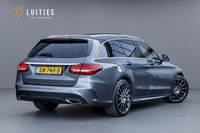 Mercedes-Benz C-KLASSE Estate 180 AMG Sport I Pano I Burmester I Leder I 360° I Stoelmemo I NL-auto I 1e-eig.