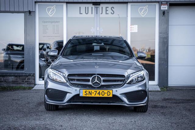 Mercedes-Benz C-KLASSE Estate 180 AMG Sport I Pano I Burmester I Leder I 360° I Stoelmemo I NL-auto I 1e-eig.