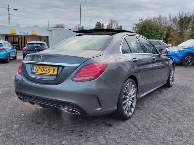 Mercedes-Benz C-KLASSE 200 184pk Automaat Sport Edition AMG | Navi | Clima | Cruise | Lederen Bekleding | Led Koplampen | Panorama Schuifdak | Pdc V+A+Assist+Camera | 19''lm