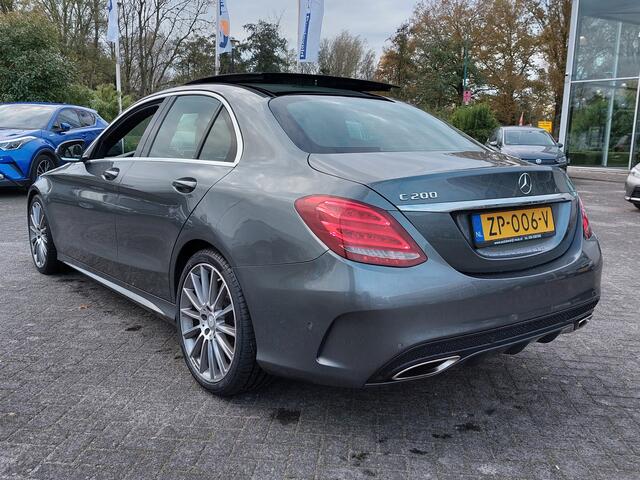 Mercedes-Benz C-KLASSE 200 184pk Automaat Sport Edition AMG | Navi | Clima | Cruise | Lederen Bekleding | Led Koplampen | Panorama Schuifdak | Pdc V+A+Assist+Camera | 19''lm