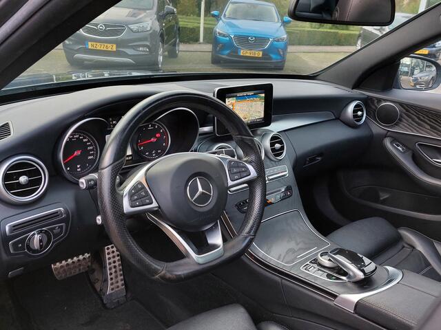 Mercedes-Benz C-KLASSE 200 184pk Automaat Sport Edition AMG | Navi | Clima | Cruise | Lederen Bekleding | Led Koplampen | Panorama Schuifdak | Pdc V+A+Assist+Camera | 19''lm