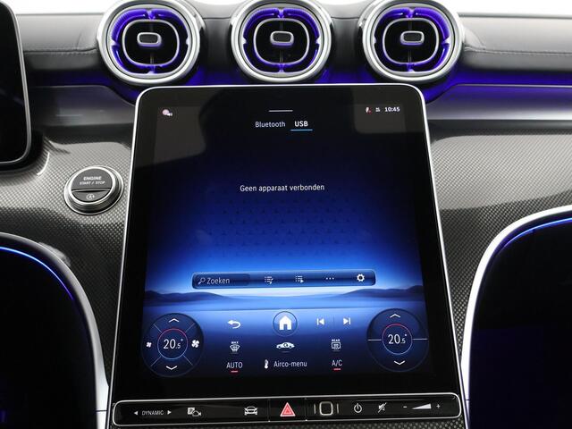 Mercedes-Benz C-KLASSE 180 Star Edition AMG Line | Panoramadak | Digital Light | Stoelventilatie | Keyless Entry | Night | 19" multispaaks velgen |