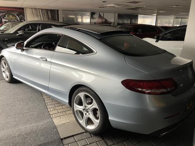 Mercedes-Benz C-KLASSE Coupé 180 Premium , Automaat, Rood Leder, Camera, Schuif/Kanteldak, Cruise, Navi, Clima, LMV 18 Inch, PDC, Bluetooth