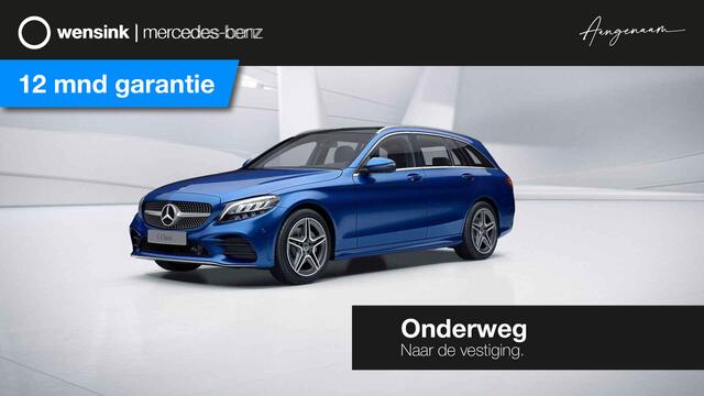 Mercedes-Benz C-KLASSE Estate 200 Business Solution AMG | Panoramadak | Widescreen | Stoelverwarming | Navigatie | High Performance koplampen |