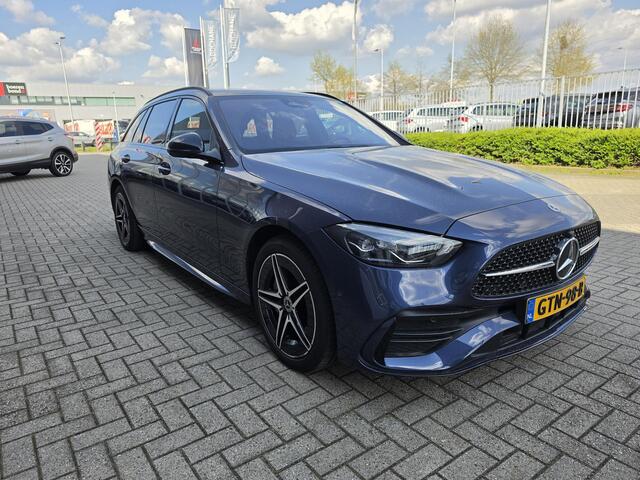 Mercedes-Benz C-KLASSE Estate 300 e 4MATIC AMG Line | Open dak | Cruise Control Adaptief | Elektrische Achterklep |