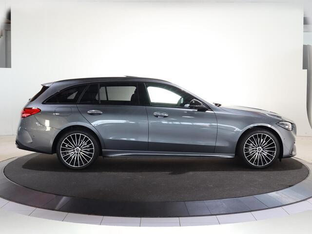 Mercedes-Benz C-KLASSE 300e Business Solution AMG | Panoramaschuifdak | Premium Plus | Burmester | Head-Up | Trekhaak | Stoelventilatie |