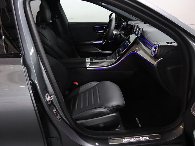 Mercedes-Benz C-KLASSE 300e Business Solution AMG | Panoramaschuifdak | Premium Plus | Burmester | Head-Up | Trekhaak | Stoelventilatie |