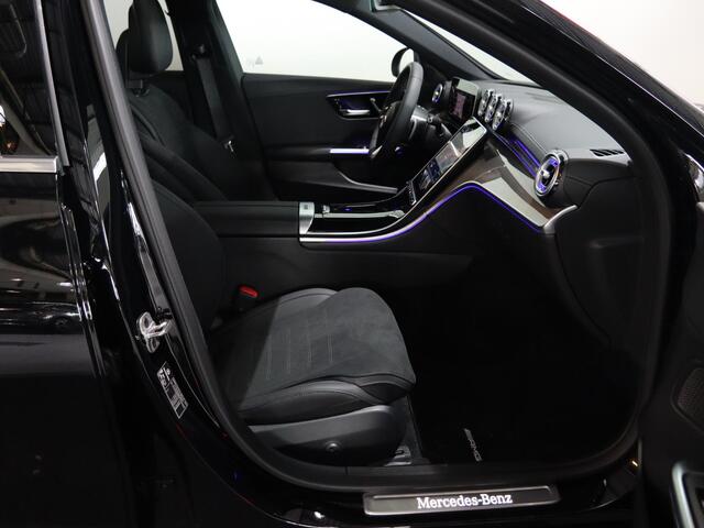 Mercedes-Benz C-KLASSE Estate 300e Business Solution AMG | Panoramaschuifdak | Dodehoekassistent | Memorypakket | 360° camera | Stoelverwarming |