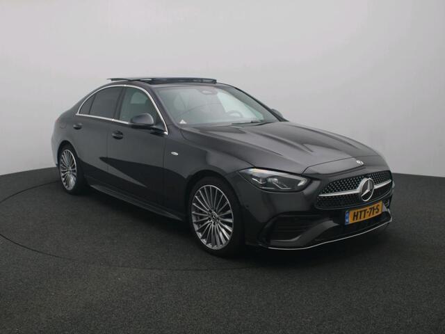 Mercedes-Benz C-KLASSE 300 e Business Solution AMG AMG Line | Night Pakket | Panoramadak | 19 Inch AMG Velgen | Memory Voorstoelen. Inclusief 24 maanden Mercedes-Benz Certified garantie voor Europa.