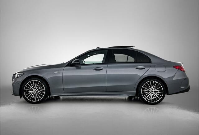 Mercedes-Benz C-KLASSE 300 e Business Solution AMG | Trekhaak | Middenconsole metaalstructuur | Nightpakket | Panoramaschuifdak | Smartphone integratie | Inclusief 24 maanden Mercedes-Benz Certified garantie voor Europa.