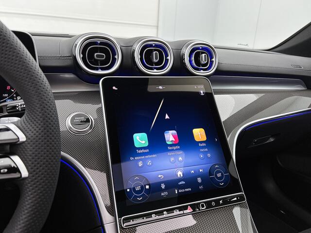 Mercedes-Benz C-KLASSE 300 e Business Solution AMG | Trekhaak | Middenconsole metaalstructuur | Nightpakket | Panoramaschuifdak | Smartphone integratie | Inclusief 24 maanden Mercedes-Benz Certified garantie voor Europa.