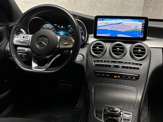 Mercedes-Benz C-KLASSE 160 AMG Sport Automaat (VIRTUAL COCKPIT, APPLE CARPLAY, GROOT NAVI, LEDER/ALCANTARA, CAMERA, SPORTSTOELEN, STOELVERWARMING, GETINT GLAS, NIEUWSTAAT)