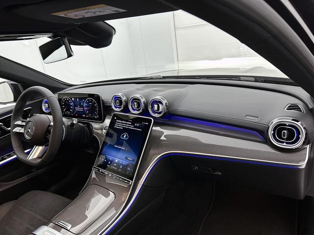 Mercedes-Benz C-KLASSE Estate 180 Business Solution AMG | Comfortpakket Plus | Nightpakket | Middenconsole metaalstructuur | Trekhaak | Panoramaschuifdak | DISTRONIC | 360° camera | Smartphone integratie | GUARD 360° Plus |