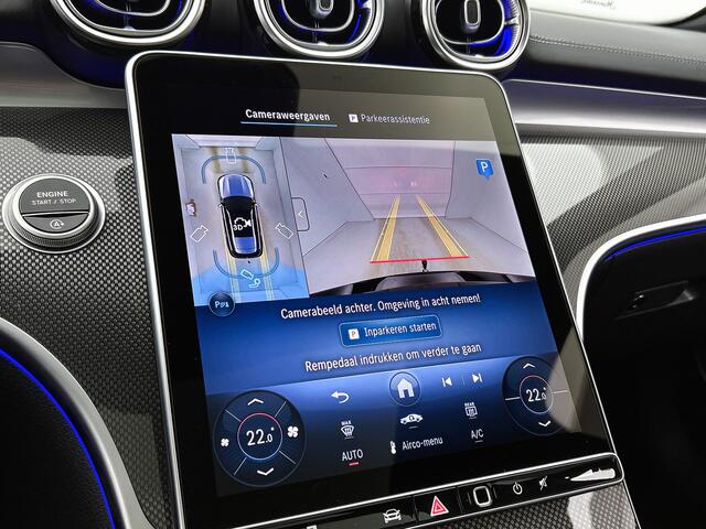 Mercedes-Benz C-KLASSE Estate 180 Business Solution AMG | Comfortpakket Plus | Nightpakket | Middenconsole metaalstructuur | Trekhaak | Panoramaschuifdak | DISTRONIC | 360° camera | Smartphone integratie | GUARD 360° Plus |