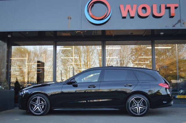 Mercedes-Benz C-KLASSE Estate 300 e AMG Led Leder Panorama Sfeer Camera Trekh Pdc