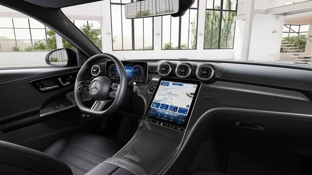 Mercedes-Benz C-KLASSE 300e Business Solution AMG | Panoramaschuifdak | Burmester | AMG-line plus | Head-up display |