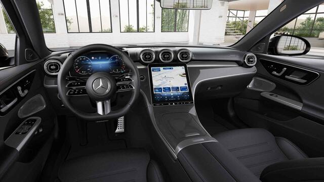 Mercedes-Benz C-KLASSE 300e Business Solution AMG | Panoramaschuifdak | Burmester | AMG-line plus | Head-up display |