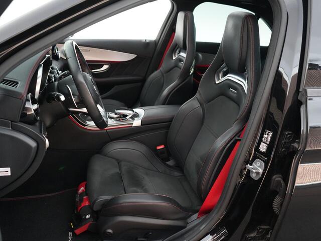 Mercedes-Benz C-KLASSE 43AMG 390pk 4MATIC Premium Plus Pack |custom sportuitlaat|panoramadak|schaalstoelen|Burmester|sportuitlaat|Apple Carplay|carbon interieur|elek. trekhaak|blind spot|ACC|