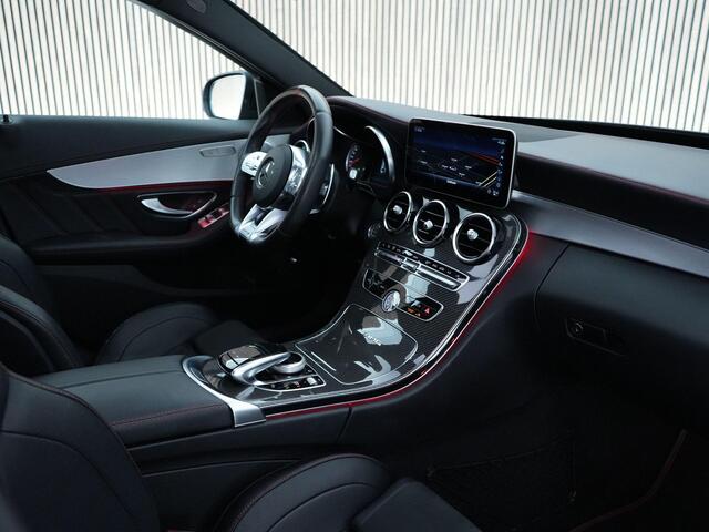 Mercedes-Benz C-KLASSE 43AMG 390pk 4MATIC Premium Plus Pack |custom sportuitlaat|panoramadak|schaalstoelen|Burmester|sportuitlaat|Apple Carplay|carbon interieur|elek. trekhaak|blind spot|ACC|