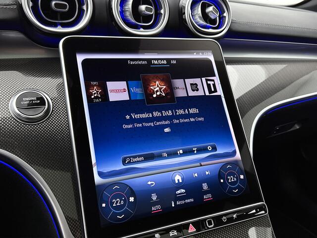 Mercedes-Benz C-KLASSE Estate 300 e AMG Plug-In Hybride | AMG-Line Interieur | AMG-Line Exterieur | 360 Camera | Panorama Schuifkanteldak | Nightpakket | Trekhaak | Inclusief 24 maanden MB Certified garantie voor Europa.