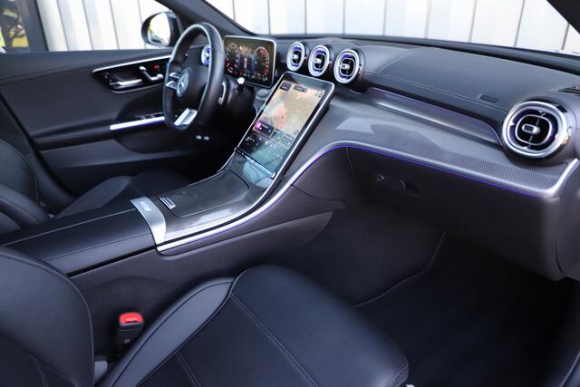 Mercedes-Benz C-KLASSE Estate 300e AMG | 313PK | Massage | Head-up | Keyless | Sfeerverlichting | Stoelkoeling | Distronic+ | Leder | 2022.