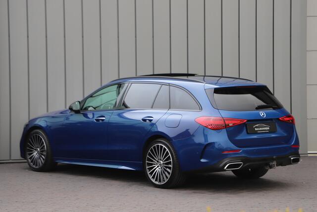Mercedes-Benz C-KLASSE Estate 300e AMG | 313PK | Massage | Head-up | Keyless | Sfeerverlichting | Stoelkoeling | Distronic+ | Leder | 2022.