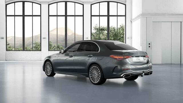 Mercedes-Benz C-KLASSE 300e Business Solution AMG | Matrix Led | Panoramaschuifdak | Burmester | Stoelverwarming | Dodehoekassistent |