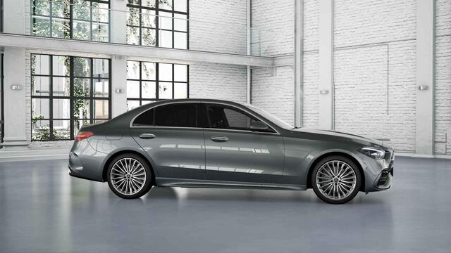 Mercedes-Benz C-KLASSE 300e Business Solution AMG | Matrix Led | Panoramaschuifdak | Burmester | Stoelverwarming | Dodehoekassistent |