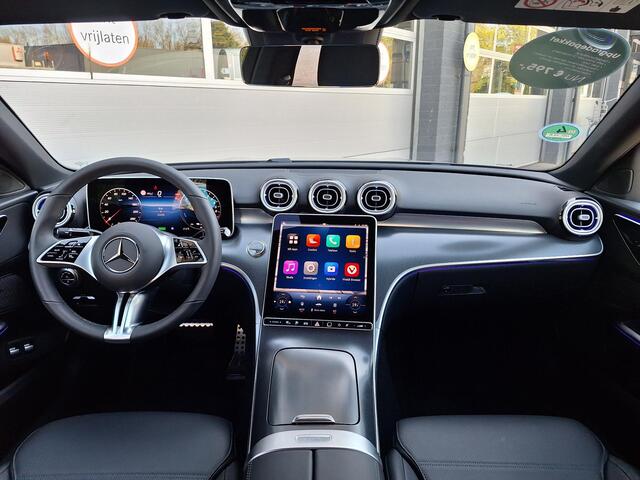 Mercedes-Benz C-KLASSE 300 e Luxury | Sfeerverlichting | Winterpakket | Achteruitrijcamera | Memory pakket incl. Stoelverwarming | Dodehoekassistentie | Keyless-GO | Elektrische achterklep