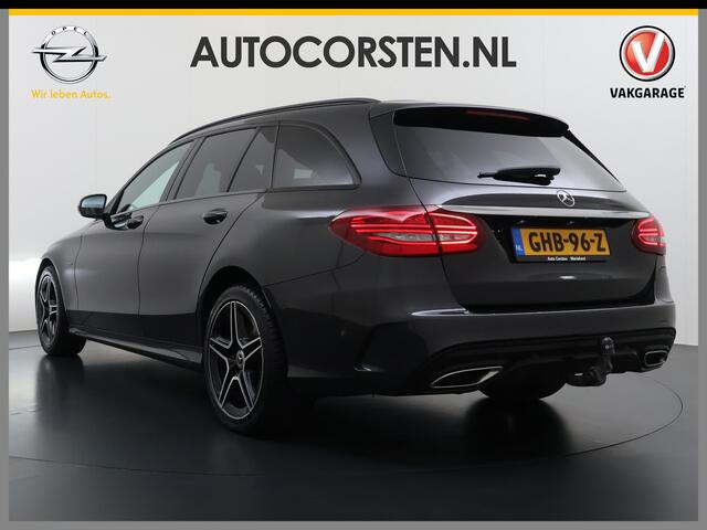 Mercedes-Benz C-KLASSE Estate 300DE AUT-9 Hybride AMG Limited Trekhaak Apple Carplay Android Auto Elek.Stoelen+Verwarmd Navi Ecc Camera Pdc Solution Business Elek.Achterklep Led Privacy Glas Lmv 18" Night-pakket EURO 6 AP