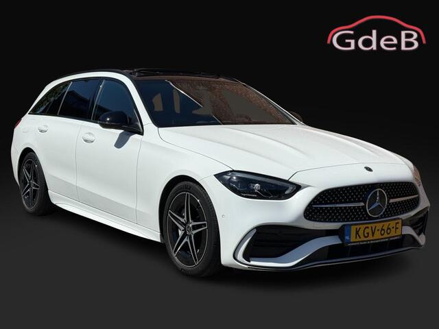 Mercedes-Benz C-KLASSE 180 AMG LINE Panoramadak / Carplay / Burmester / Night Package / Camera