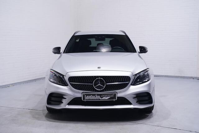 Mercedes-Benz C-KLASSE Estate 300 e Business Solution AMG navigatie full-map 360-camera schakelflippers a/h stuur sportstoelen verwarmbaar dynamic-select PDC v+a ACC Ecc electrische-achterklep led-verlichting touch-pad