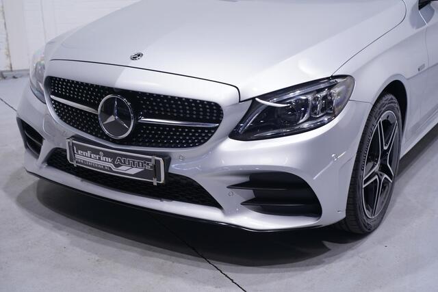 Mercedes-Benz C-KLASSE Estate 300 e Business Solution AMG navigatie full-map 360-camera schakelflippers a/h stuur sportstoelen verwarmbaar dynamic-select PDC v+a ACC Ecc electrische-achterklep led-verlichting touch-pad
