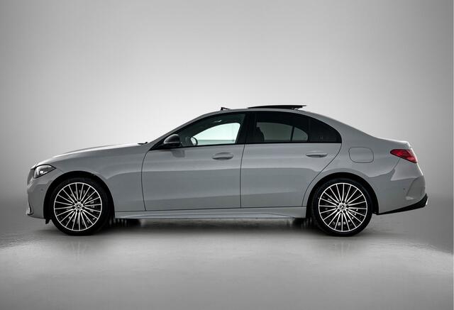 Mercedes-Benz C-KLASSE 300 e Business Solution AMG | Nightpakket | GUARD 360° Plus | Burmester® 3D surround sound | Trekhaak | Middenconsole metaalstructuur | Panoramaschuifdak | 360° camera | Diamond grill |