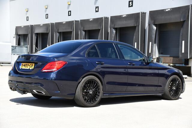 Mercedes-Benz C-KLASSE 200 Premium Plus AMG Virtual, Cruise, Carplay, Stoelverwarming, Sfeer, Camera, 184pk, LED, Leder, Uniek!