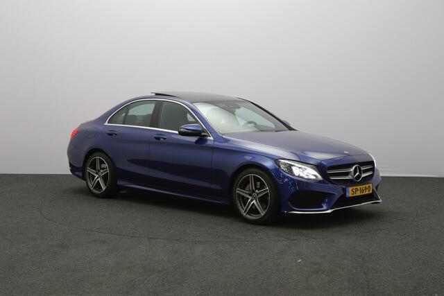 Mercedes-Benz C-KLASSE 180 AMG-Line Sport Edition, Schuif-Kanteldak, Trekhaak, 360 Camera